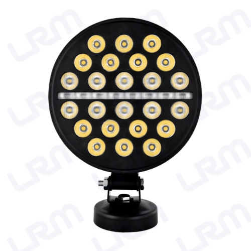 Optica 7&quot; 24 Led DRL Bl/Am 4-6014-BC