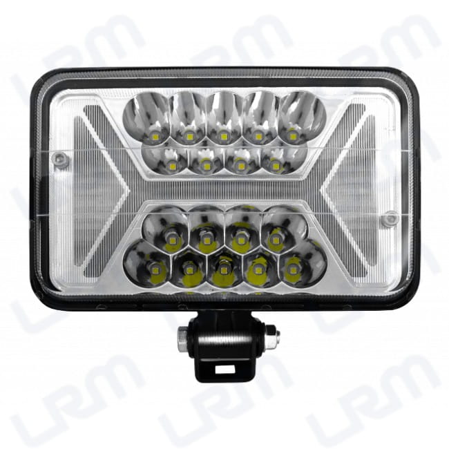 Optica Cuad Peq 44 Led DRL Blanca 4-4652-30