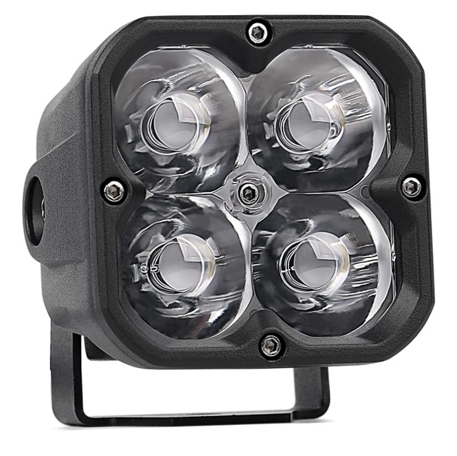 Expl Led Cubo LRM 3&quot; 20W Kit x 2 (Fog / Cristal)