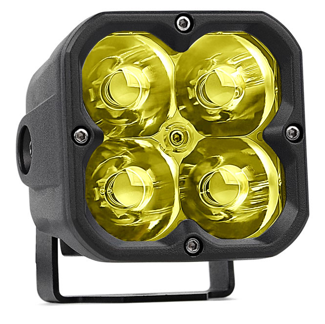 Expl Led Cubo LRM 3&quot; 20W Kit x 2 (Fog / Yellow)