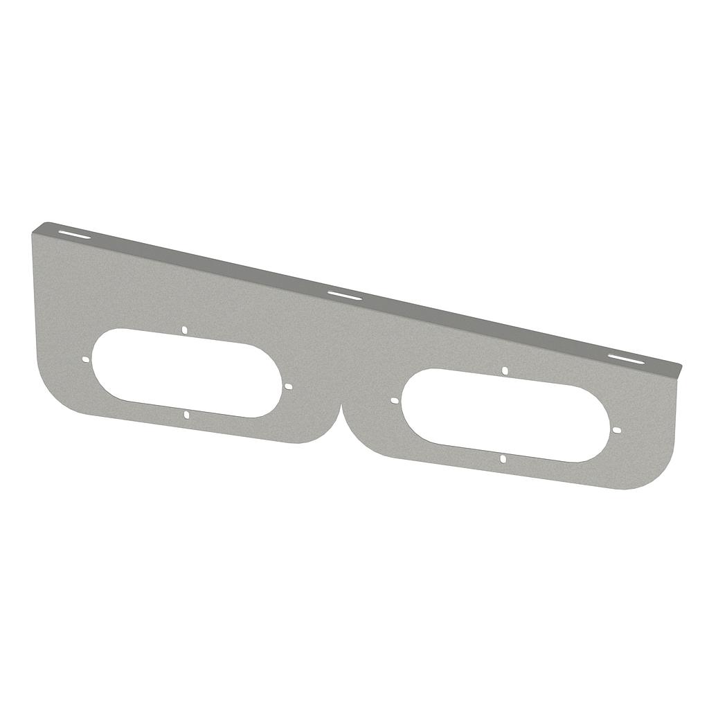 Base Lamp 6&quot; Incrustar Doble Kenworth Diag (LRM)