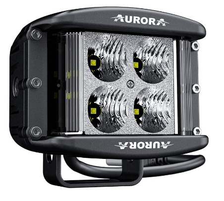 Expl Cubo 3" 4 Led 40 Watts + Side Shooter One State (Flood, 12v/24v)