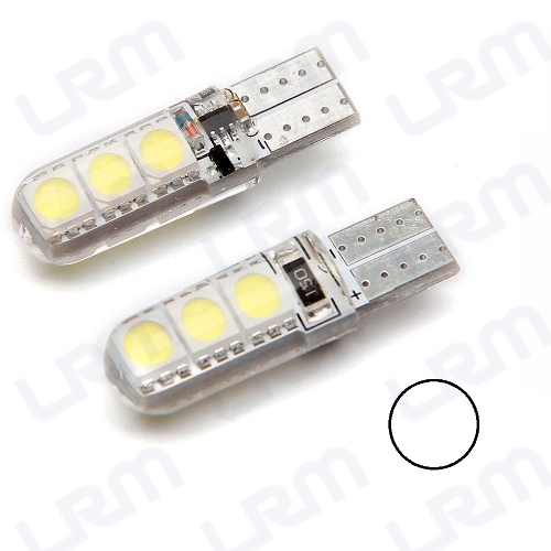 T10 6 Led Silicona Canbus